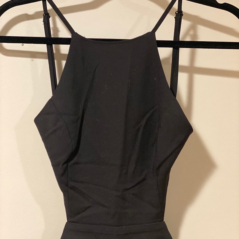 Black Cutout Jumpsuit